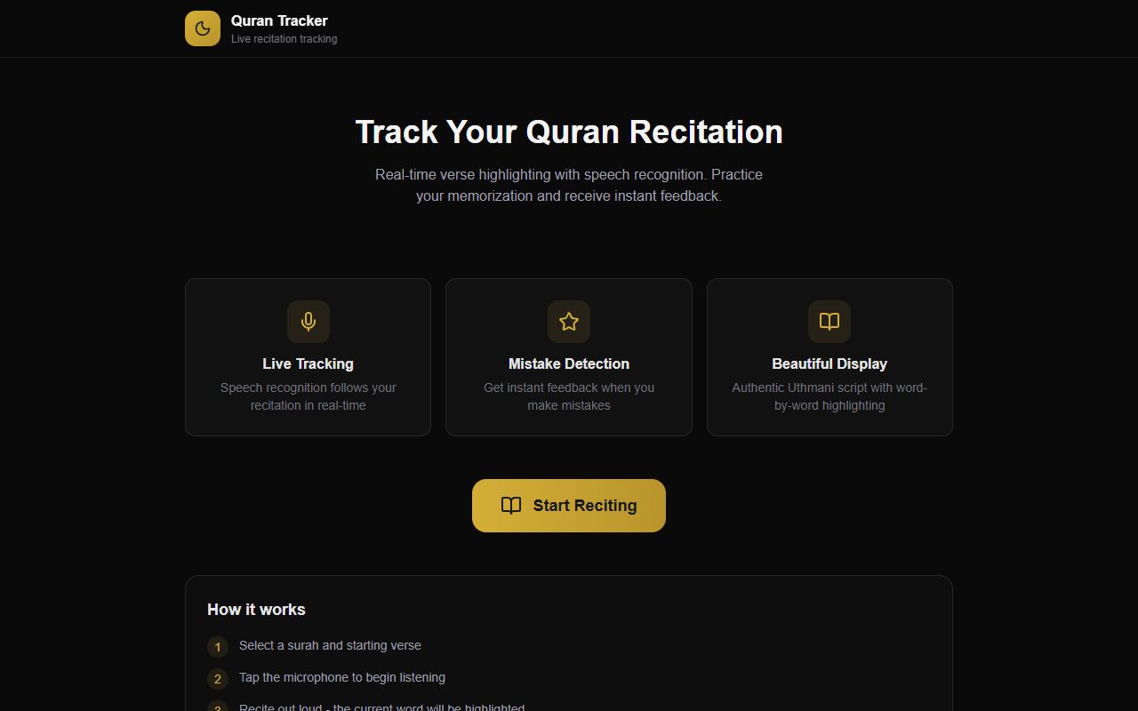 Quran Tracker